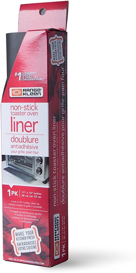 Range Kleen 671 Nonstick Reusable Toaster Oven Liner 11 Inch by 13 Inch