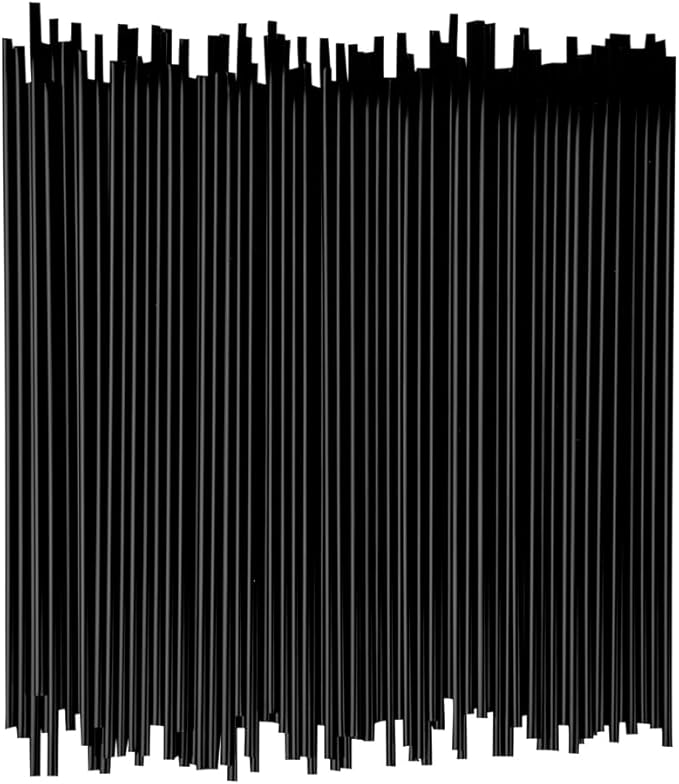 Restaurantware Restpresso 7 Inch Cocktail Stirrers 5000 Disposable Cocktail Stirrers - Premium Odorless Black Plastic Stirrers For Coffee For Hot And Cold Drinks For Bars Or Offices