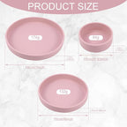 Silicone Microwave Egg Cooker, 3Pcs Different Sizes Microwave Egg Poacher, Reusable Nonstick Air Fryer Egg Maker Mold for Breakfast Sandwiches, Silicone Egg Poaching Cups, Microwave Accessories (Red)