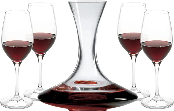 Ravenscroft Crystal | Designed and Made in Europe, Elegant Hand-Blown Infinity Wine Decanter | 100% Lead-Free Crystalline | 41.5 FL Oz | Gift-Boxed