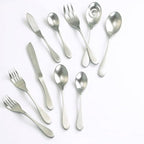 Knork Original Flatware Set, Silver Matte