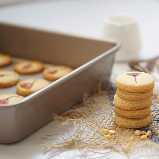 CHEFMADE Square Cake Pan, 9-Inch Bakeware Non-Stick Heavy Duty Carbon Steel Pan Deep Dish Oven Baking Mold Baking Tray Ovenware for Cakes, Bread, Pizza, Cookies