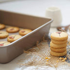 CHEFMADE Square Cake Pan, 9-Inch Bakeware Non-Stick Heavy Duty Carbon Steel Pan Deep Dish Oven Baking Mold Baking Tray Ovenware for Cakes, Bread, Pizza, Cookies