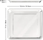 Stainless Steel Baking Tray Pan Compatible with Cuisinart Airfryer TOA-060 and TOA-065, Dishwasher Safe Mesh Air Fryer Basket Wire Rack Accessories Parts 2 SET