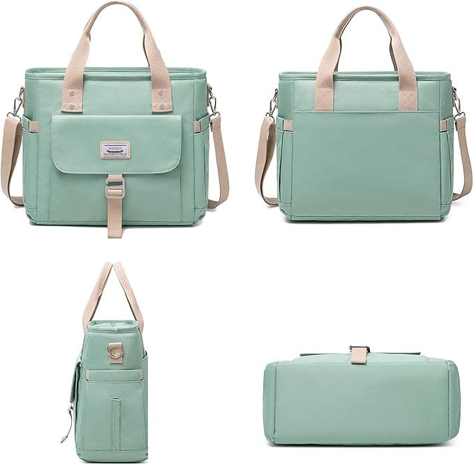 Weitars Insulated Lunch Bag for Men Women,Leak Proof Lunch Box for Work,Large Lunch Tote Bag With Removable Shoulder Strap with Side Pockets,Reusable Lunch Cooler Bag For Picnic Hiking