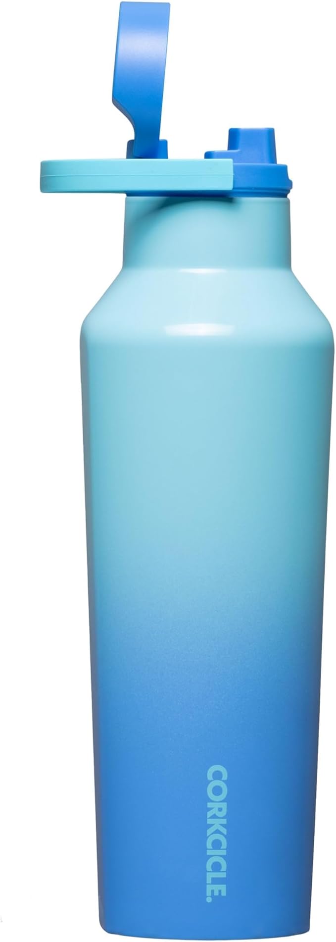 Corkcicle Sport Canteen Insulated Tumbler, Boom Box Blue, 20 oz – Reusable Water Bottle Keeps Beverages Cold for 25 Hours & Hot 12 Hours – Cupholder Friendly Tumbler with Screw-On Cap