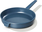 COOKLOVER Nonstick Ceramic Fry Pan, Non-Toxic, PTFE&PFOA Free, Induction Compatible Egg Skillet Frying Pan with Heat Resistant Handle, 11 Inch – Navy Blue