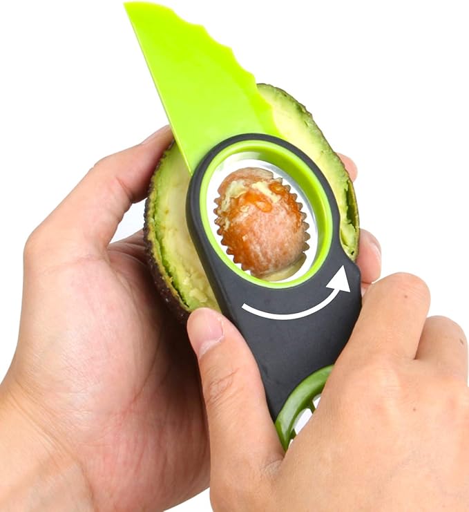 Aichoof 3 in 1 Avocado Slicer,Dishwasher Safe