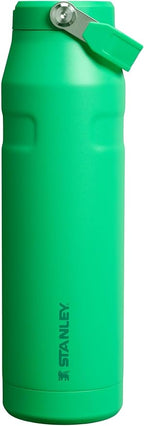 Stanley IceFlow Flip Straw 2.0 Water Bottle 36 oz | Built-In Straw with Larger Opening | Lightweight and Leak Resistant | Insulated Stainless Steel | BPA-Free | Meadow