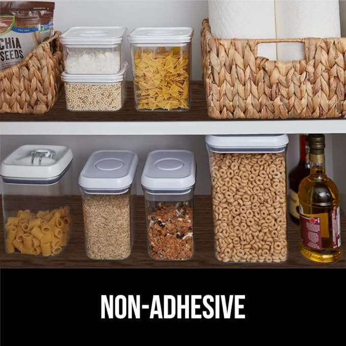 GORILLA GRIP DripGuard Drawer and Shelf Liner for Cabinet, Slip Resistant Non Adhesive Protection for Kitchen, BPA Free Smooth Surface Plastic Liners for Cabinets, Bathroom Drawers, 17.5x120 Inch Wood