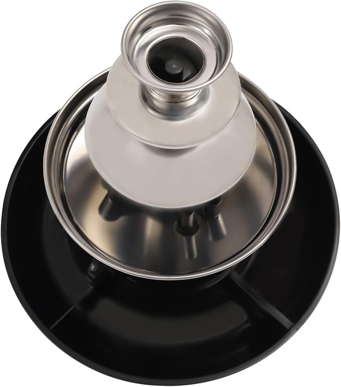 Chocolate Fountain, 3 Tiers Electric Melting Machine Chocolate Fondue Fountain Set with Fruit Plate for Birthday Party Wedding Celebration