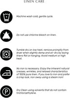 Solino Home Linen Tablecloth for Rectangle Tables 60 x 108 Inch - Classic Hemstitch 100% Pure Linen Aqua Blue Table Cloth - Machine Washable Cloth Tablecloth for Summer