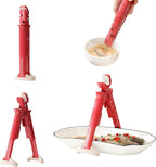 2-in-1 Multi-Purpose Anti-Scalding Hot Bowl Dish Plate Gripper Clips Tongs Clamp Holder for Microwave Cooking Oven