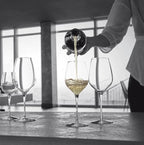 Bormioli Rocco Inalto Tre Sensi Collection Set Of 4 Premium 14.5 Oz. Wine Glasses, Made From Crystal Clear Star Glass, Made In Italy.