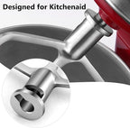 Stainless Steel Flat Beater for Kitchenaid Stand Mixers 5 Quart Lift and 6 Quart, Paddle Attachment Compatible with KitchenAid, Dishwasher Safe