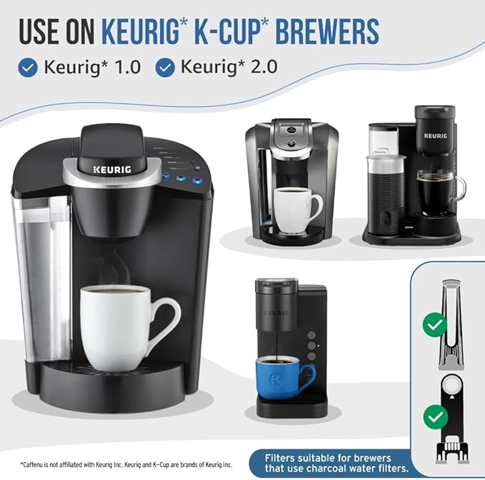 Keurig Compatible Descaling Solution Cleaner and Descaler Kit. 2 Uses Descaling Solution, 3 Cleaning Pods and 2 Filter Replacement. 3 Months Maintenance Kit. For Keurig 1.0 & 2.0