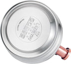 Tea Kettle for Stove Top Whistling Teapot, 3.2Q Tea Pot Stainless Steel Teakettle with Heat Proof Ergonomic Handle
