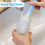 DHSBTLS Glass Regular Mouth Mason Jars, 15 Pack 12 oz Glass Canning Jars with Silver Aluminum Lids and Bands, Airtight Jars for Food Storage, Canning, Overnight Oats, Fermenting, Pickling, Decor