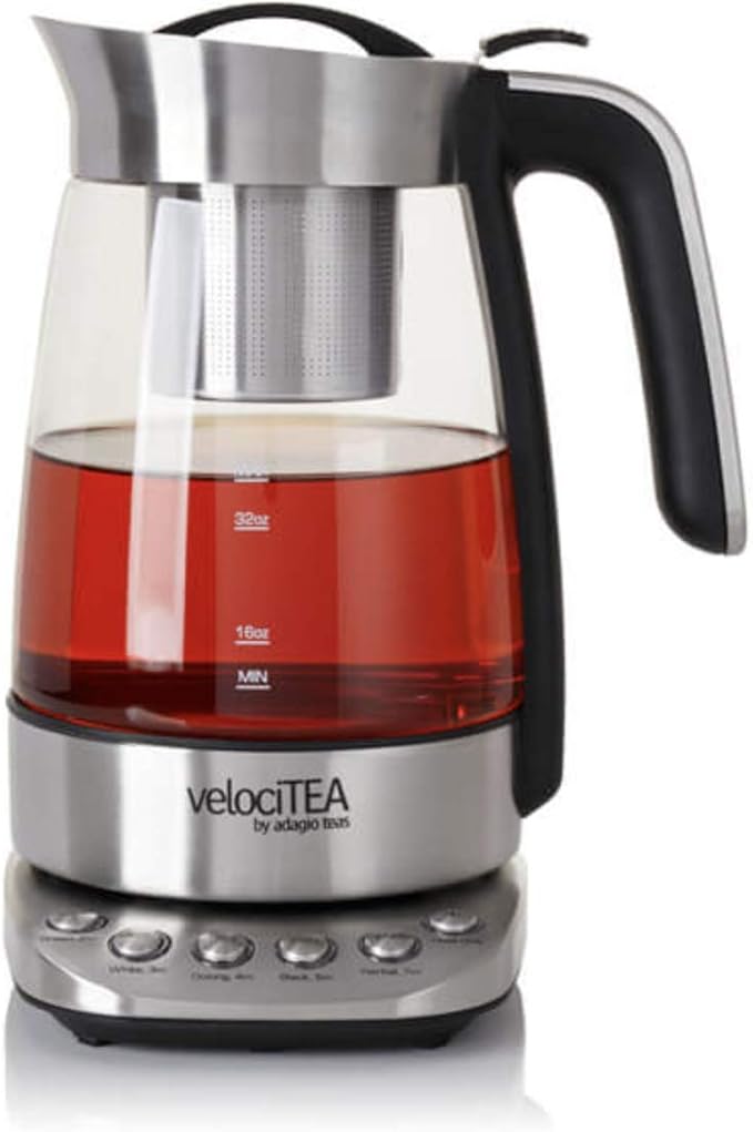 Electric Tea Maker With Variable-Temperature Settings and Keep-Warm Feature
