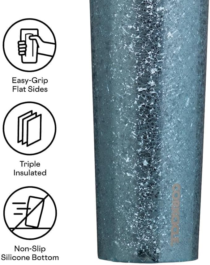 Corkcicle Classic Sport Canteen Insulated Water Bottle - Keeps Beverages Cold 25 Hours - Triple Insulated - Summer Drinkware Gift - Keeps Drinks Ice Cold - Leak-Proof Cap - 20 oz - Ice Breaker