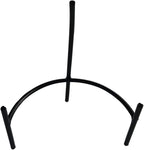 (2pcs pack) Versatile Glass Display Stands Iron Stand Stained Glass Black Iron Easel Plate Display Photo Holder Stand, Displays Picture Frames, Cookbooks, Decorative Plates, Tablets 8 Inch