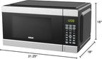 FRIGIDAIRE 1.1 Cu Ft Stainless Steel Countertop Microwave Oven, Multi Function, Programmable, 1000W, residential kitchen, Stainless