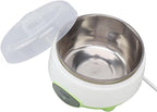 Compact Yogurt Maker Machine Stainless Steel Container Yogurt Maker for Homemade DIY Yogurt Green 15W Yogurt Maker Machine Yogurt (US Plug 110V)
