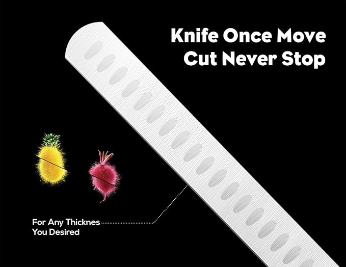 BRODARK Brisket Slicing Knife - 12" Carving Knife for Meat - High Carbon Stainless Steel, One Piece Design, BBQ & Grilling Gift for Men - NSF Certified, Shark Series
