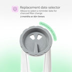 Water Filter Holder and 12 Water Filters for Keurig K-Compact, K-Duo Hot & Iced, K-Duo, K-Duo Essentials, K-Latte - for Use in All Keurig Brewers with Water Reservoir Shorter than 8” Tall