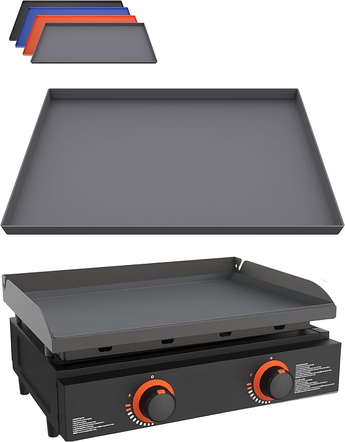 Kitchen perfection 22" Premium Silicone Griddle Cover Mat for Blackstone Griddle 22 Inch - Hermetic Protection from Rust & Debris All Year, Fits All Blackstone 22 Inch Models - Food Grade Silicone