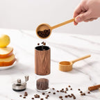 Bamboo Wooden Coffee Scoop Long Handle Measuring Scoop for Jars
