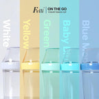 Felli On the Go Yogurt Parfait Snack Cup 12 oz with Spoon & Lid, 100% Leak Proof Granola Holder for To Go Breakfast Cereal Fruit Overnight Oats Container Reusable, Travel Hiking Camping (2, White)