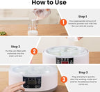 Yogurt Maker with Adjustable Time Control,Automatic Digital Yoghurt Maker Machine with 5 glass Jars&1.2L Stainless Steel Inner Pot for Home Organic Yogurt,Natto and Rice Wine
