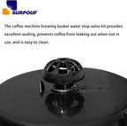 2-Pack Coffee Replacement Brew Basket Spring Loaded Stopper Kits Fits For Mr. Coffee Black and Decker Hamilton Cuisinart coffee maker parts, Parts Number 990117900 990237500 Coffee Machine Accessory