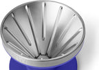 YETI Pour Over Coffee Maker Accessory Ramblers, Designed for Perfect Coffee Extraction Anywhere, Stainless Steel, fits any V60 Filter, Ultramarine Violet