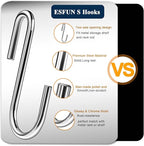 30 Pack 3 Inch S Hooks Heavy Duty Pan Pot Holder Rack Hooks Hanging Hangers S Shaped Hooks for Kitchenware Pots Utensils Clothes Bags Towels Plants