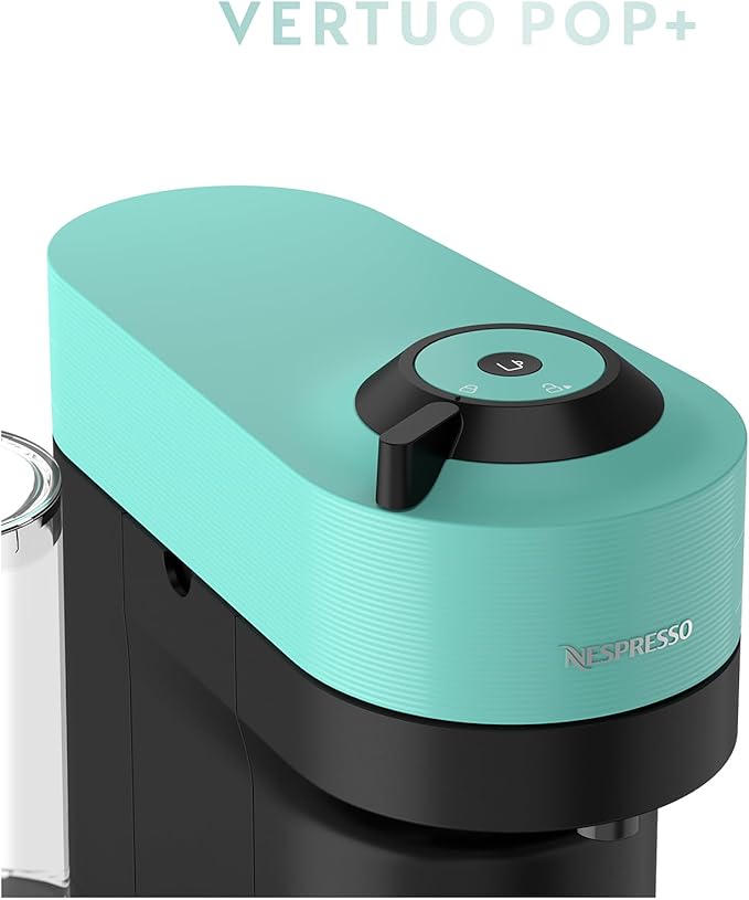 Nespresso Vertuo Pop+ Coffee and Espresso Maker by Breville, Aqua Mint