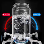 Honey Dispenser No Drip, Maple Syrup Dispenser, Olecranon design, automatic reflux，Honey Jar with Stand, Beautiful Honey Pot, Perfect Honey Container(10 oz×pack 1)