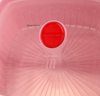 Microwave Vegetable Steamer Cooker for Healthy Cooking and Quick Meals, Cook Vegetables, Fish & Poultry, BPA-Free with Removable Strainer and Locking Vent Lid, 2.47L by Dependable Industries (Red)