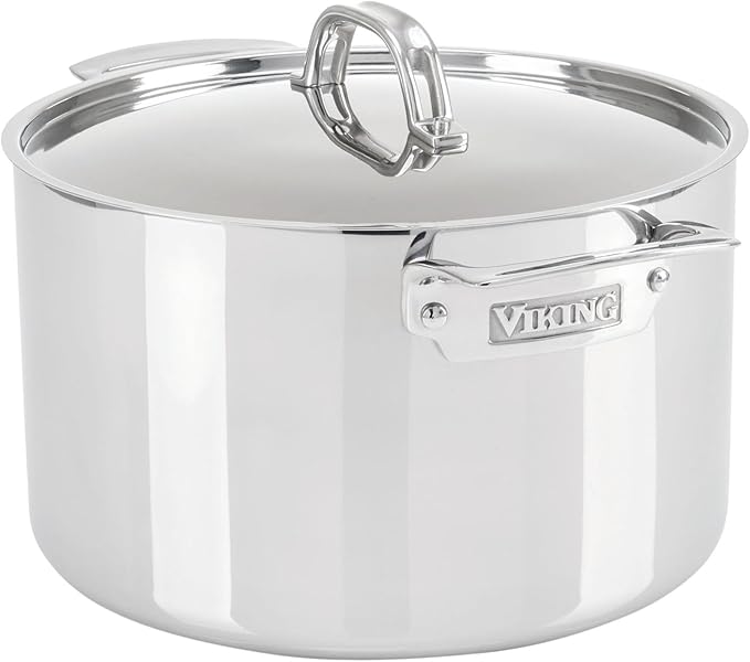 Viking 3-Ply Stainless Steel Stock Pot, 8 Quart
