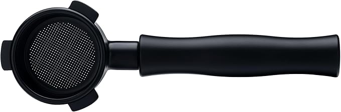 Normcore 54mm Bottomless Naked Portafilter Fits 54mm Breville Sage Machines, Titanium PVD Coating Portafilter Group Head with Black Anodized Aluminum Handle