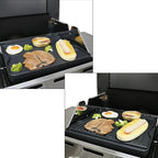 Utheer Reversible Grill Griddle for All Camp Chef 14" & 16" Stoves Cast Iron Griddle, for Camp Chef Explorer 2-Burner Stove,3-Burner, Single Burner Outdoor Stove, 1 Pack