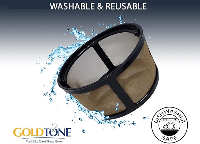GOLDTONE Reusable Coffee Filter fits KEURIG Essentials and K-Duo Coffee Makers and Brewers w/Scoop