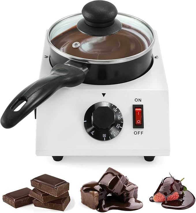 Chocolate Melting Pot Chocolate Tempering Machine Electric Chocolate Melter, 80W Chocolate Melting Machine Melter Pot