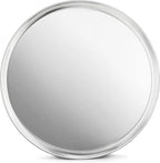 10-inch Aluminum Pizza Tray | Commercial Grade Round Baking Tray for Oven, Home & Restaurant Use [1 Pack]