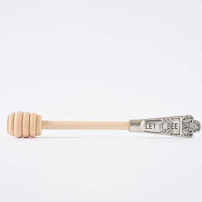 Mud Pie Honey Pot Serving Set, White