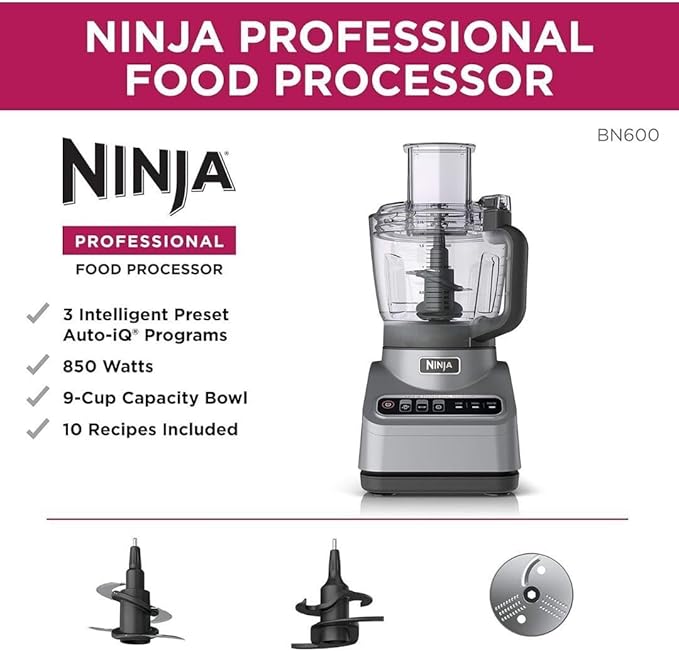 Ninja BN600 Professional Food Processor (Renewed)