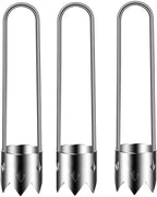 Fruit and Vegetable Corer Pepper Seed Apple Remover Bell Pepper Tomato Corer Tool Stainless Steel Kitchen Gadget