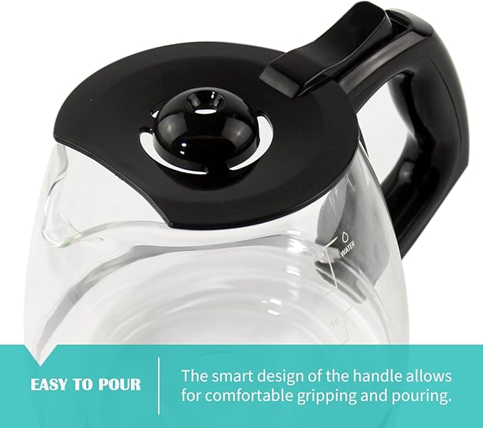 12-Cup Replacement Carafe Compatible with Black and Decker Coffee Maker Model# CM1160B, CM1160W