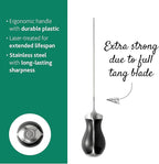 BOSKA Raclette Knife PRO- Stainless Steel - Spatula - Serreted Edge - Raclette - Serving Cutting Tool for Cheese Slicing or Bread knife - Small Kitchen Knife Durable